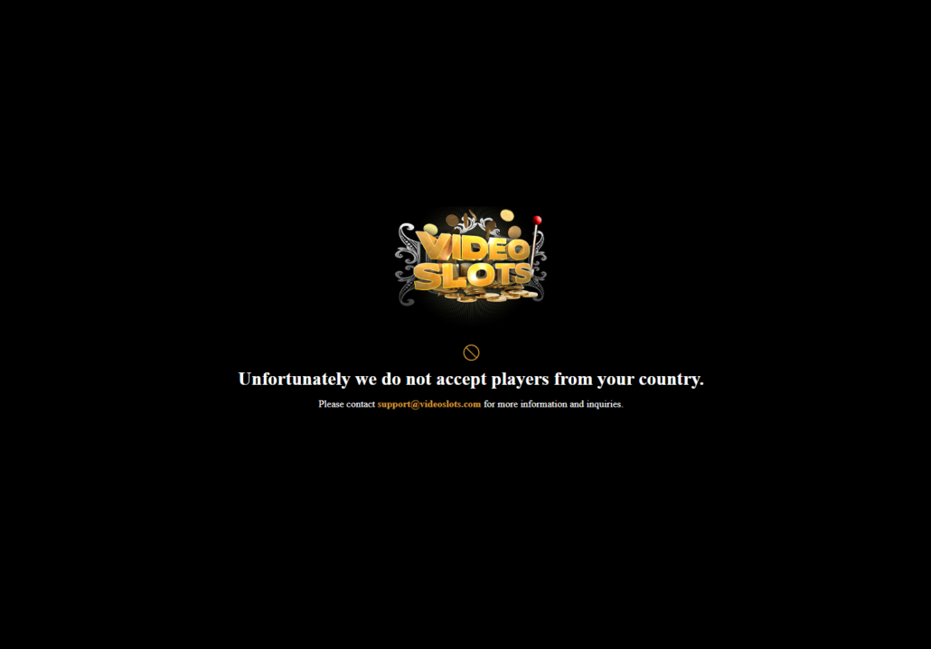 Videoslots casino - ni dostopa